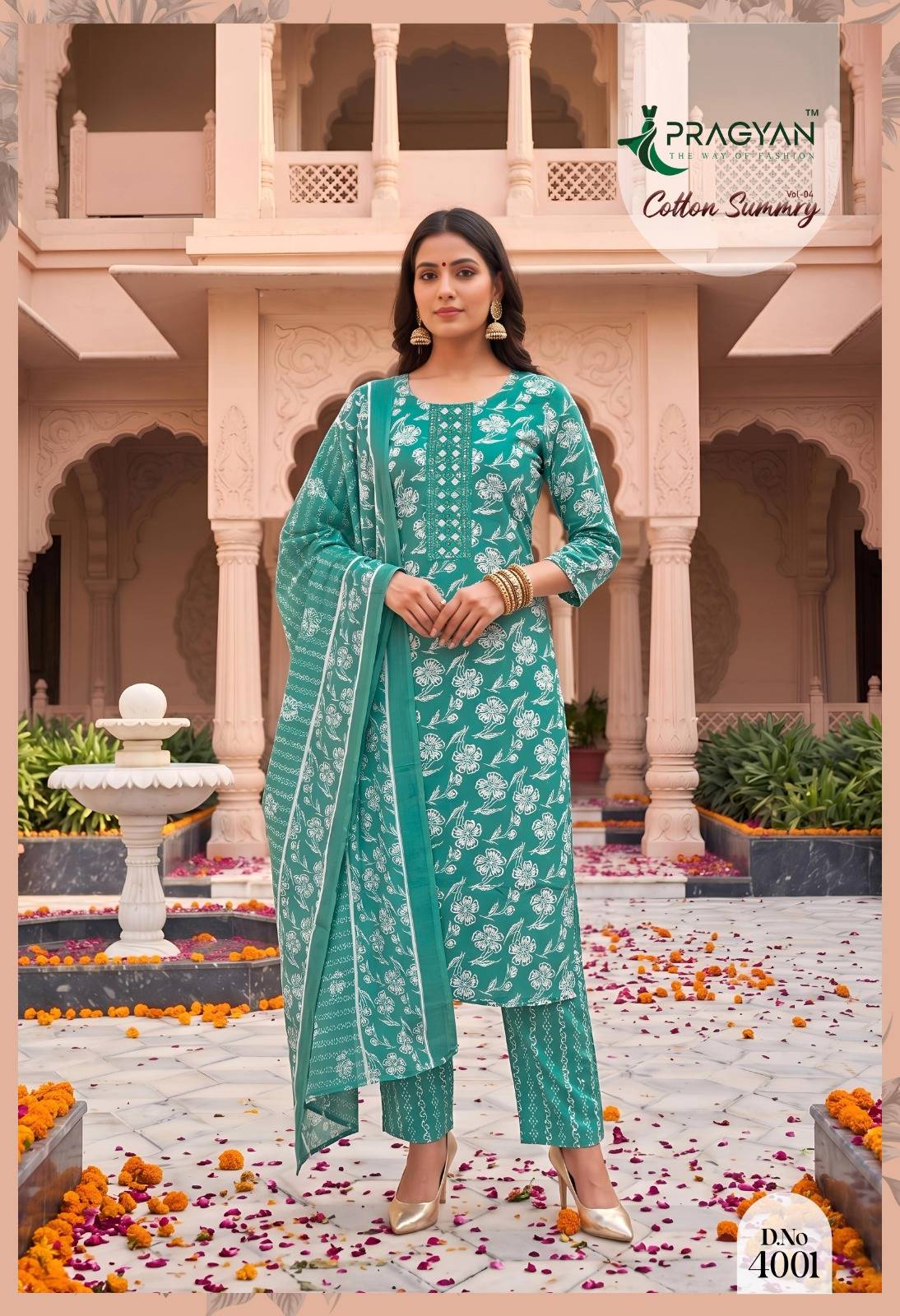 COTTON SUMMRY VOL 4 By PRAGYAN Designer Ethnic Wear Collection cotton Kurtis At Wholesale Price